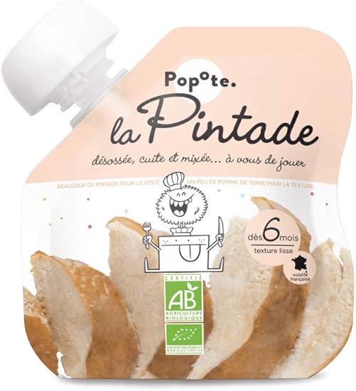 Popote Presente Bio La Pintade Gourde De Viandes Pour Bebe Des 6 Mois Texture Lisse 60 G Amazon Fr Epicerie