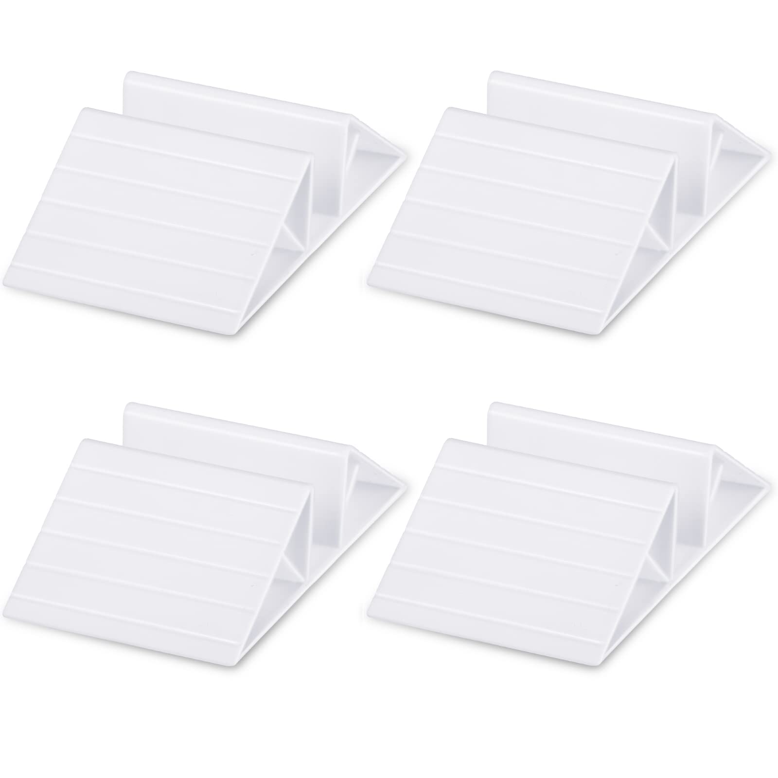 Yalikop Support Feet for Pet Gate Isolation Fence Plastic Triangle Reinforcement Fitting Stable Free Standing Dog Panel for White