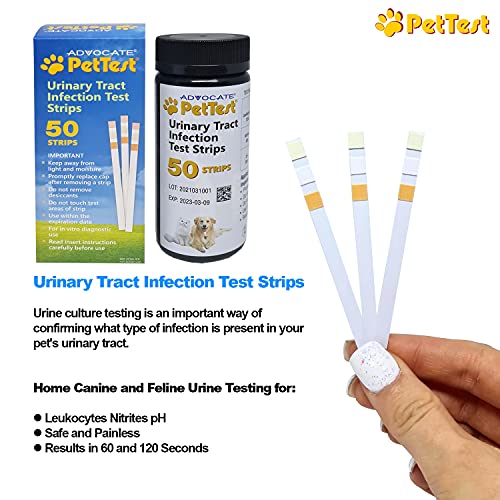 UTI Test Strips for Dogs & Cats detect a Urinary Tract Infection in Your Pet. Use PetTest Cat & Dog UTI Test Strips at… - Image 6