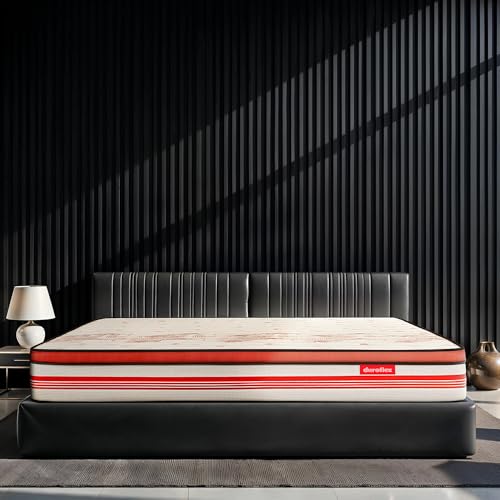 Image of Duroflex Boltt Plus 3 Zoned NRG Layer Medium Soft Single Size 8 Inch Bonnell Spring Euro Top Mattress with Extra Air Circulation & Coolness (72x36x6 + 2 Inch)