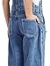 Happy Cherry Teen Girls Adjustable Straps Wide Leg Romper Western Distressed Dungarees Baggy Jean Overalls Fashion Denim Jumpsuit Blue 11-12 Years