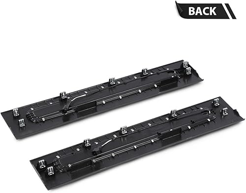 Miniatura 5 de CROSSDESIGN Juego de placas LED para umbral de puerta compatible con Ford F250 F350 F450 F550 Super Duty Crew Cab Only 2017-2022 HC3Z-2613208-AA