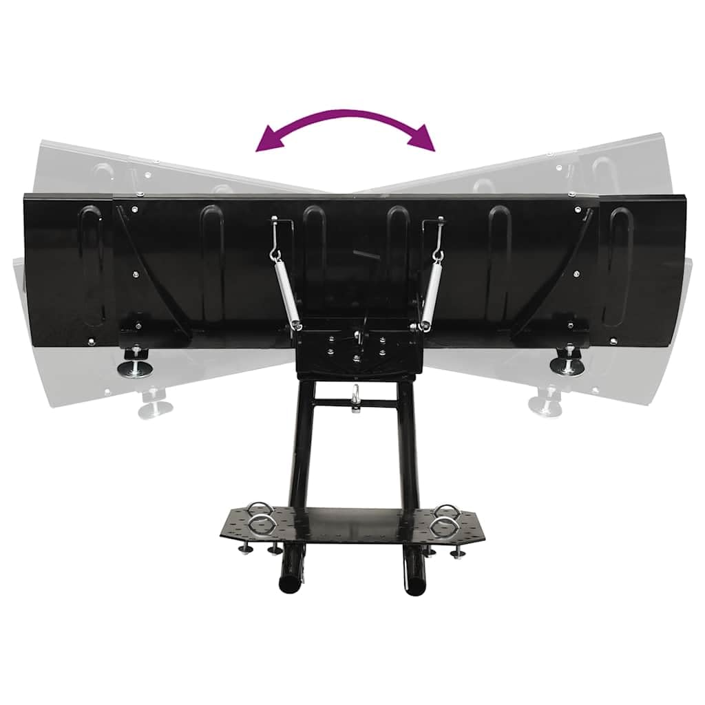 vidaXL Schneeschild für ATV 150x38 cm Schwarz, Pflug, Schneeschaufel, Schneeschild, Schaufel, Schneefräse, Schneeschilder, Schneeschieber
