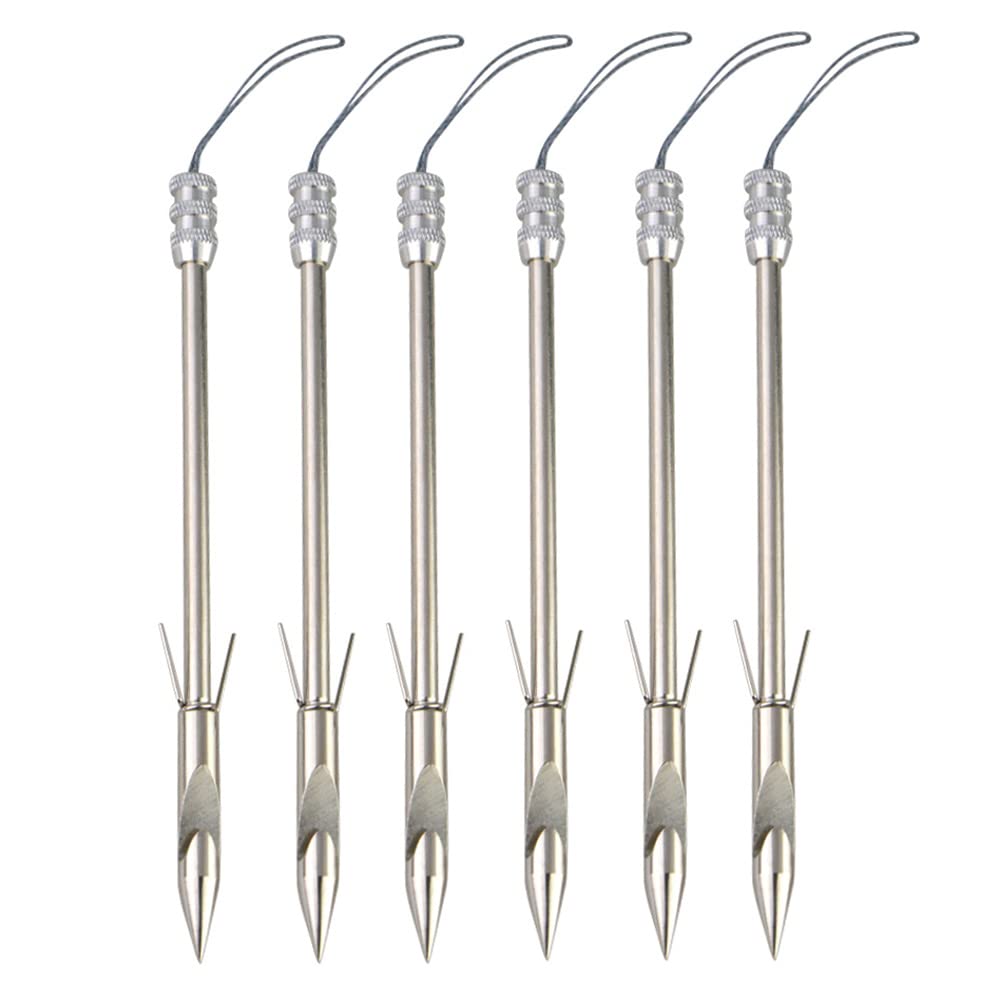 Amazon.co.jp: surwolf ストリングショット用釣り矢 ステンレス鋼 矢