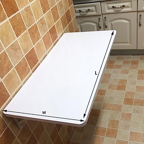 Table de travail murale pliante pour aménager un bureau de cuisine compact - 8