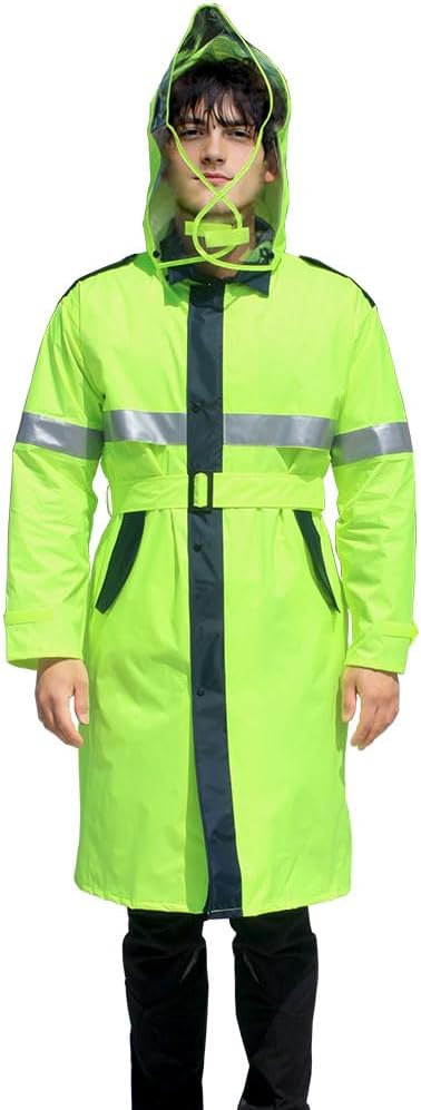 TK-RAINWEAR R693 premium rain coat (waterproof/light weight/windbreak) Reflective belt, Men Women Adults rainwear - Image 2