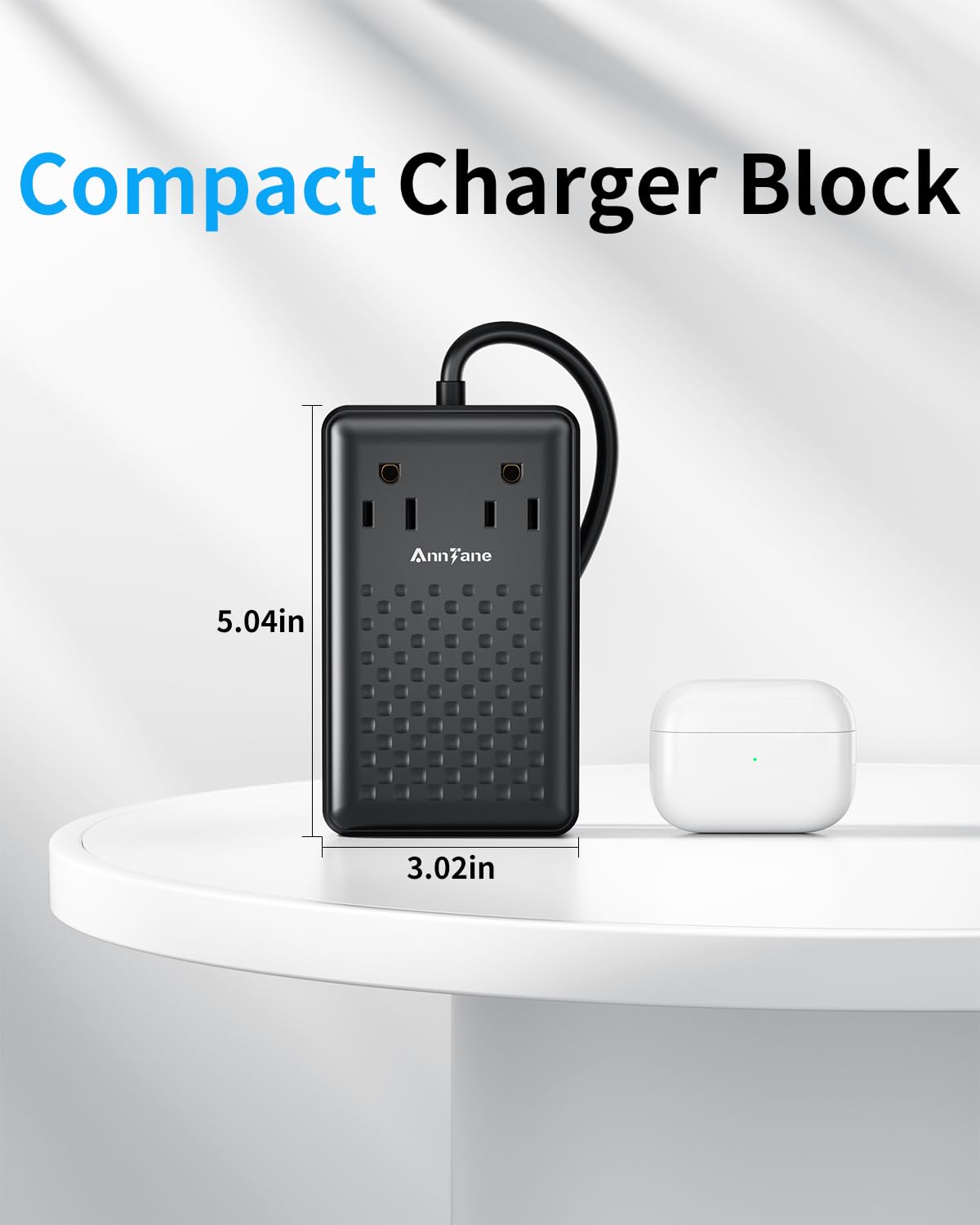 Estación de carga de 140 W USB C bloque de carga, GaN III actualizado 8 en 1 estación de carga rápida, adaptador de cargador PD de 100 W compatible con MacBook Air/Pro, iPhone 16/15, Galaxy S24, etc