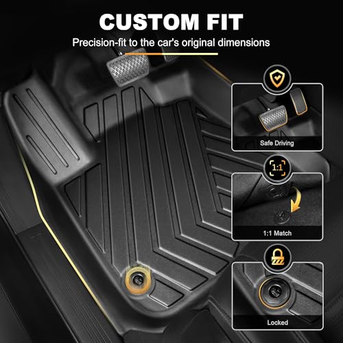 Image of Floor Mats Fit for 2019-2026 Ram 2500 /3500 Crew Cab