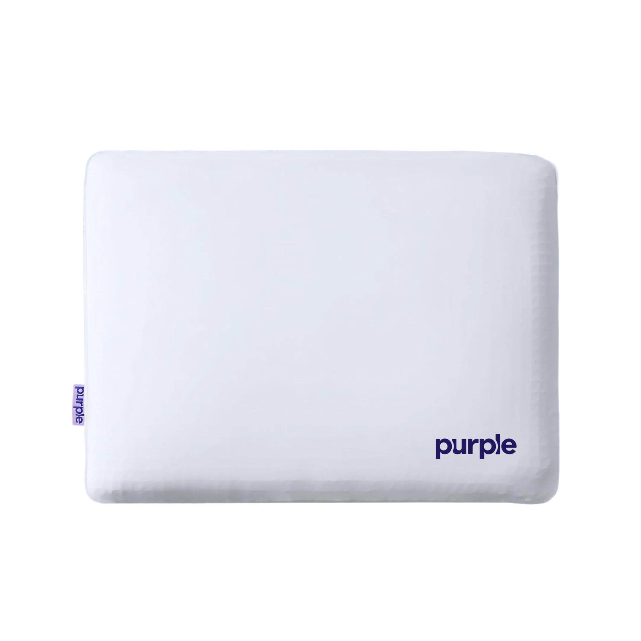 Photo 1 of Purple DreamLayer Pillow - Standard Size - Cooling Memory Foam Alternative Neck Pillow, Soft Contour-Hugging GelFlex Grid and MicroAir Foam, Adjustable Loft, Pressure-Relieving Support