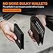 Wallet for Men Slim RFID Blocking Bifold Carbon Fiber,Minimalist Small Compact Front Pocket Credit Card Holder,Thin Mens Leather Wallets Smart Security With 2 ID Windows 1 Cash,Birthday Gifts for Men