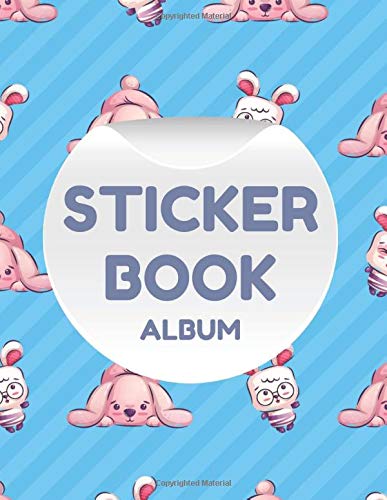 STICKER BOOK ALBUM: Sticker Collecting Glossy Blank Book To Put Stickers In, 100 Pages Vol.1