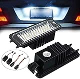 Auto LED Kennzeichenleuchte für Volkswagen: 18-SMD 5W Energieeinsparung, geringerer Stromverbrauch. Fehlerfrei. Kein OBC-Fehler. Keine Störung des UKW-Radios. Keine Bulb-Out-Warnmeldung.