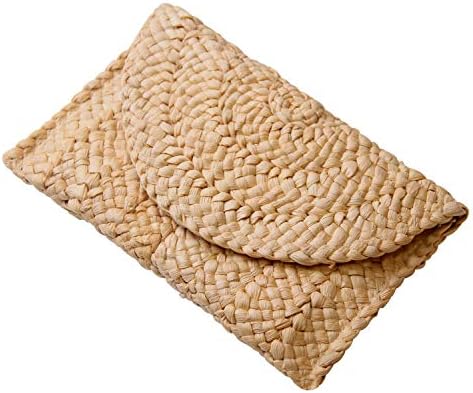 straw clutch purse