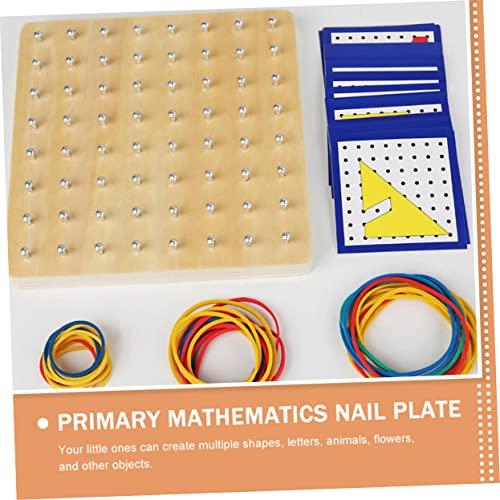 Totority 1 Conjunto Montessori Placa De Unhas Brinquedos Educativos Para Crianças Brinquedos Educati