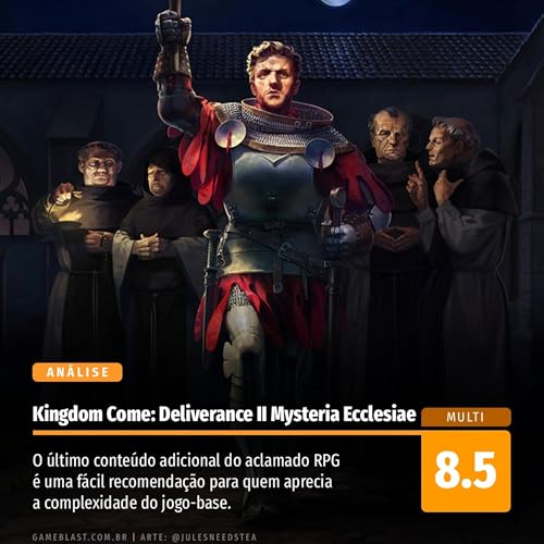 An&aacute;lise: Kingdom Come: Deliverance II Mysteria Ecclesiae contrap&otilde;e f&eacute;, ci&ecirc;ncia e supersti&ccedil;&atilde;o para entregar um DLC imperd&iacute;vel