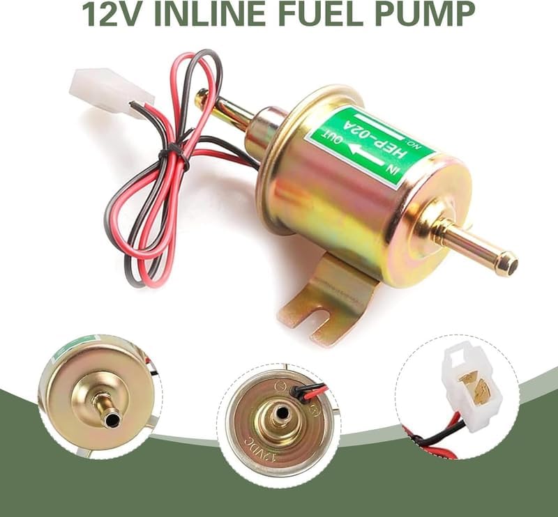12V Electric Fuel Pump Versatile for Cars Trucks RVs Agricultural Machinery