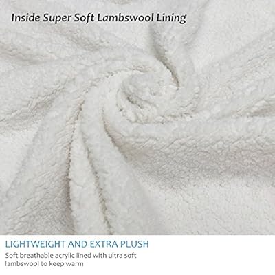 Mermaid Tail Sherpa Blanket, Super Soft Warm Comfy Sherpa-Lined Knit Mermaids with Non-Slip Neck Strap, for Girls Women… 51s ekiom8L. SS400