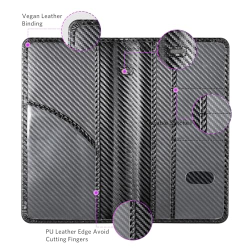 Image of CoBak Car Registration and Insurance Holder | Vehicle Glove Box Organizer, Auto Truck Compartment Document Case with Magnetic Closure for Insurance & Driver License