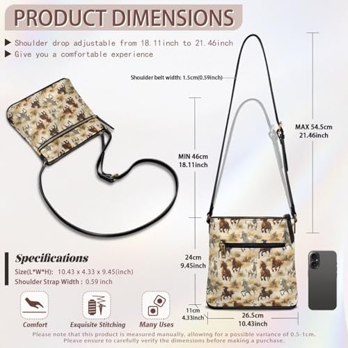 Image of Leather Purses for Women, Leather Hobo Bags for Women Travel Sling Purse Triple Zippered Pockets Shoulder Bag