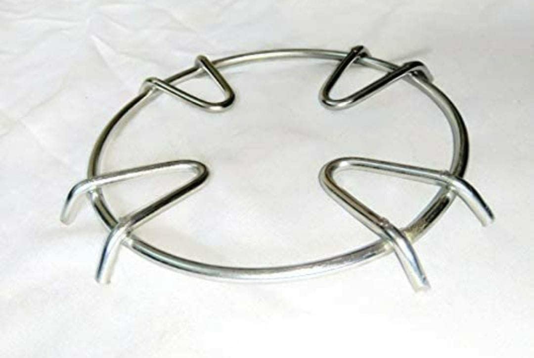 Extra Attachment Removable Black Gas Stove Burner Grill Jali (Black, 12.5X 12.5cm Round Shape)