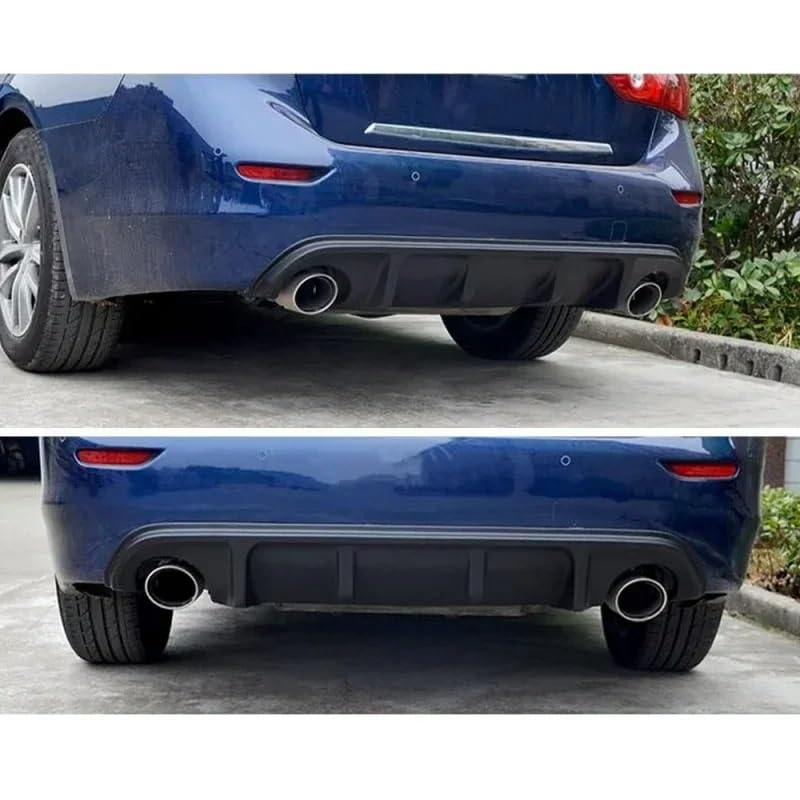 Difusor parachoques trasero coche Infiniti Q50 faldón trasero con labio deportivo 14-22 5