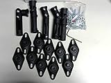 Seismic Audio - (5) NEW BLACK Ceiling Wall Home Speaker Brackets Mounts BOSE
