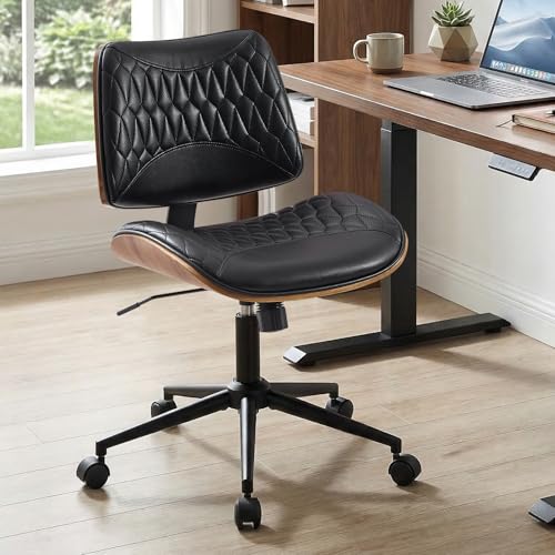 KBEJDBS Walnut Bentwood Armless Chair