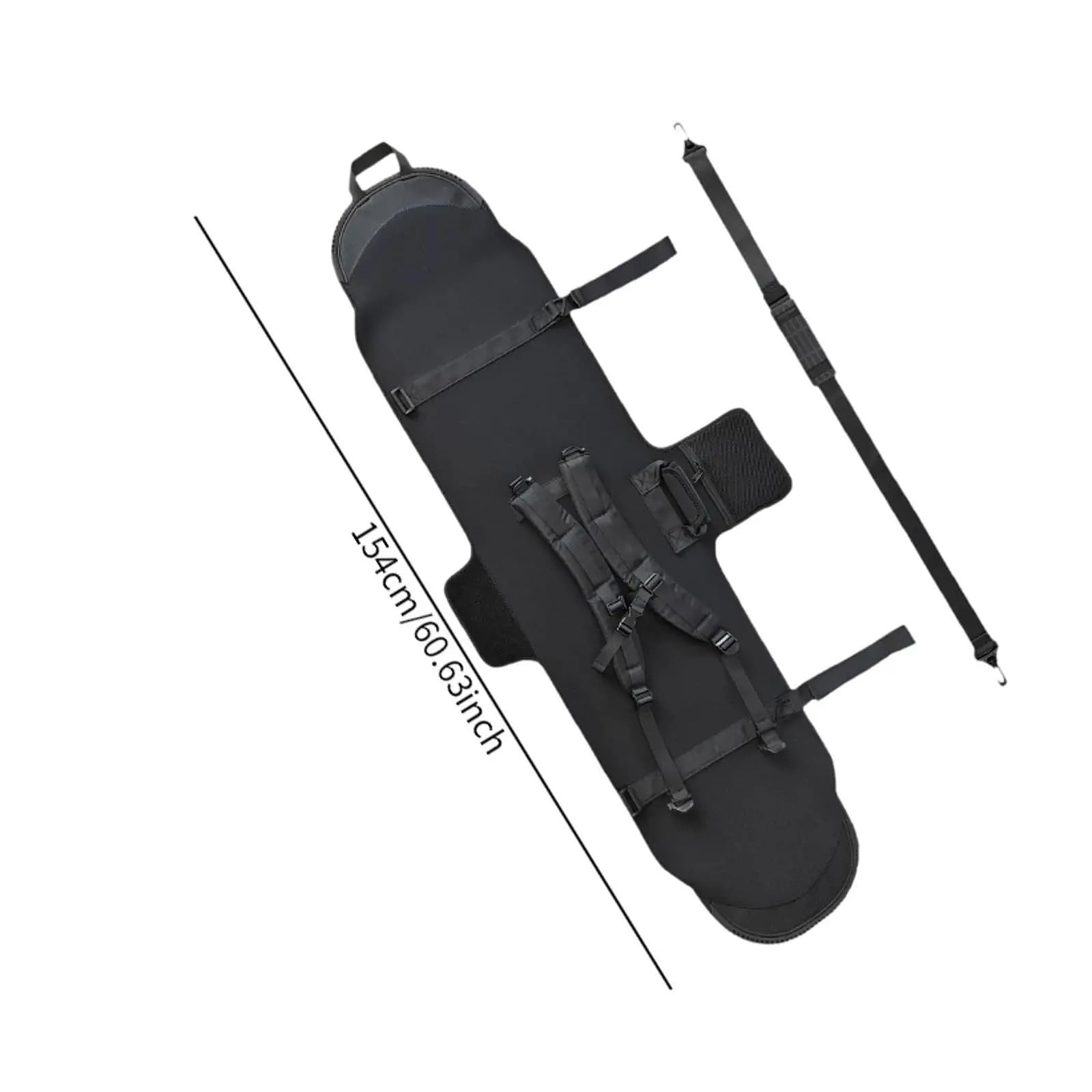 esquí Bolsa bolsa para botas de esquí Funda para Snowboard, funda para tabla de nieve, envoltura de transporte para equipaje, protección para Snowboard, estuche de almacenamiento para esquí(Length 138