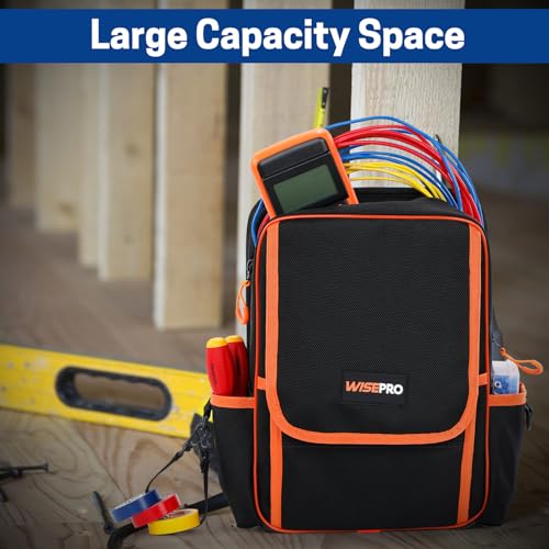 WISEPRO Electrician Tool Pouch Bag, HVAC Tool Bag Organizer by WISEPRO - Image 5