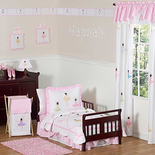 Ballet Dancer Ballerina 5 Piece Toddler Girl Bedding Set