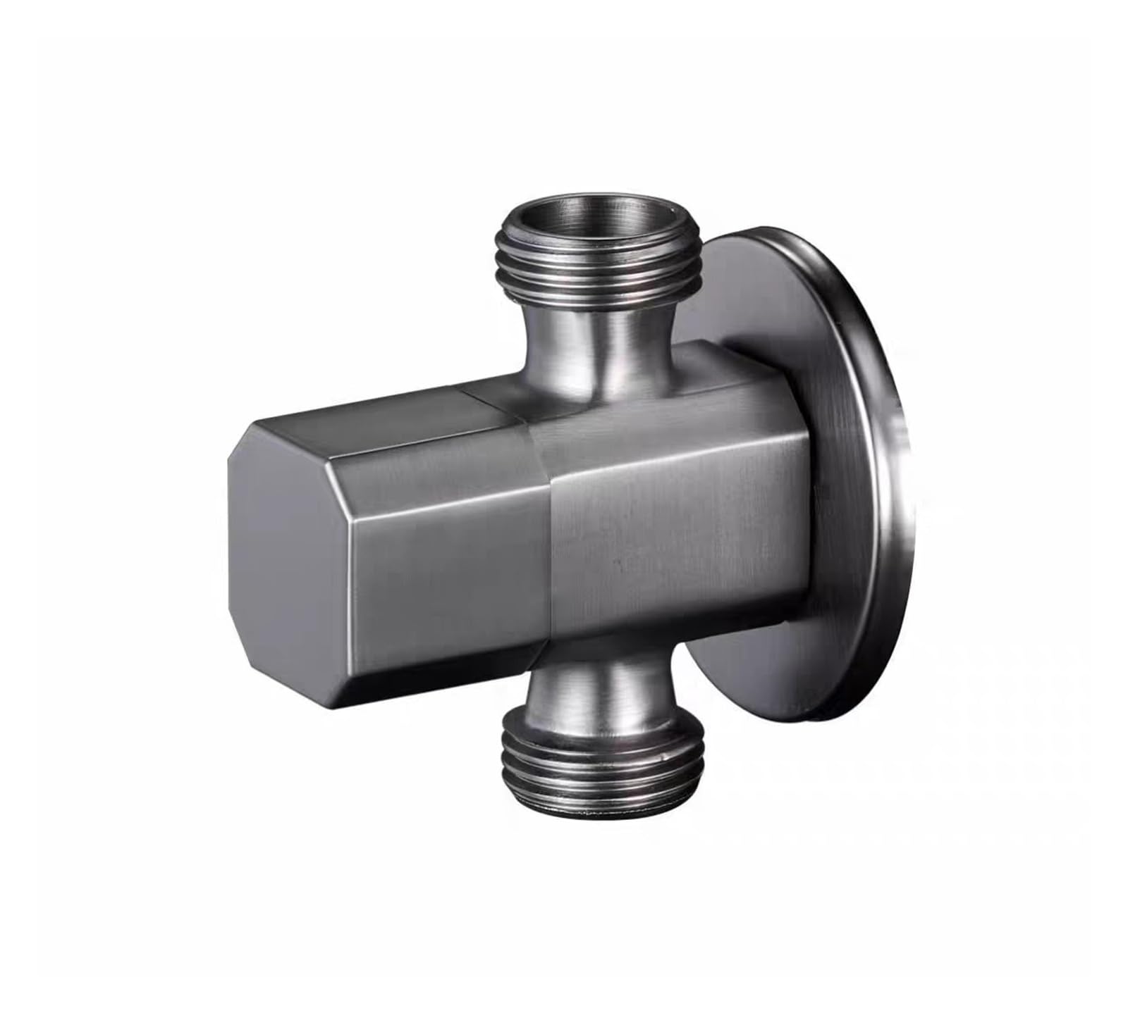 Iklaaqetbxps Grey B Brass Wall Mounted Household Multi-Scene Angle Shut-Off Valve
