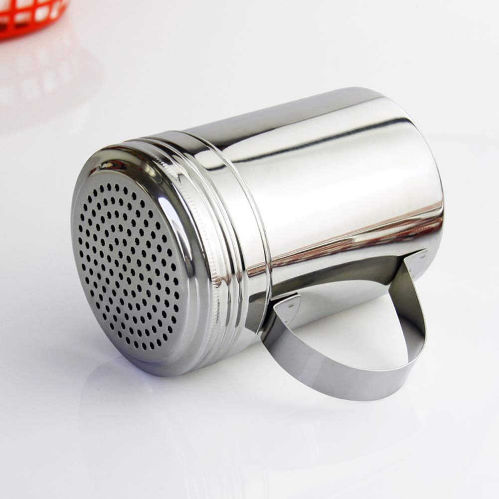 Fiacvrs 1/2pcs Stainless Steel Spice Dispenser Shaker With Handle, Sugar Seasoning Container Bottles - Image 3
