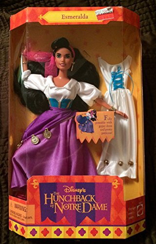 Disney Hunchback of Notre Dame ESMERALDA 11.5' Fully Poseable Fashion Doll (1995 Mattel)