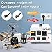 LVYUAN Heavy Duty 5000W Watt Voltage Transformer Converter Step Up/Down Converter 110/120 Volt - 220/240 Volt with 3 US,2 European,1 Universal Outlets and CE Certified,Circuit Break Protection