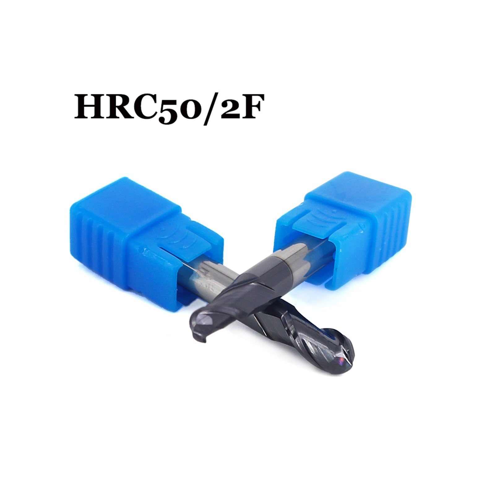 1pc HRC50 2 flet frezy trzpieniowe frezy z węglika wolframu frez CNC narzędzie do frezowania R0.5 R1 R2 6mm 8mm 10mm