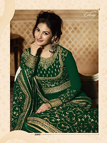 Image of Heni Fashion Ready To Wear Indian /Pakistani Chain Stitched Embroidered Anarkali Suit Anarkali Gown For Women