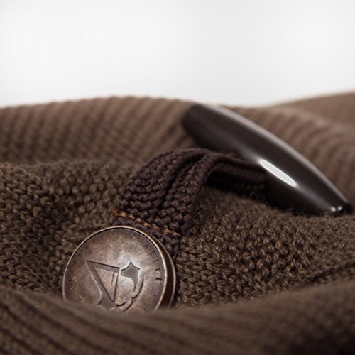 Assassin's Creed Men Knit Cardigan Musketeer Brown XS4