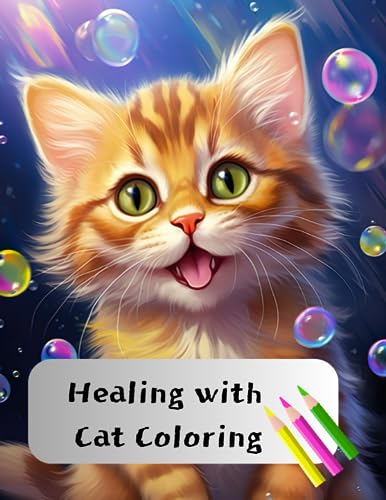Healing with Cat Coloring
