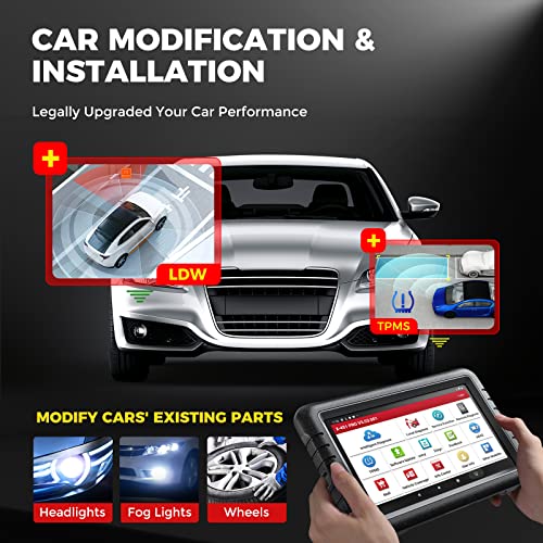 Launch X431 PROS V+ Diagnostic Scanner with CANFD, ECU Coding Car Scanner, AutoAuth for FCA SGW, Key Programmer,37 Plus Reset with Bidirectional Scan Tool, OEM Full System Diagnostic for All Cars