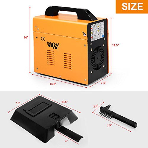 Goplus® Mig 130 Welder Flux Core Wire Automatic Feed Welding Machine W/Free Mask #TOP5