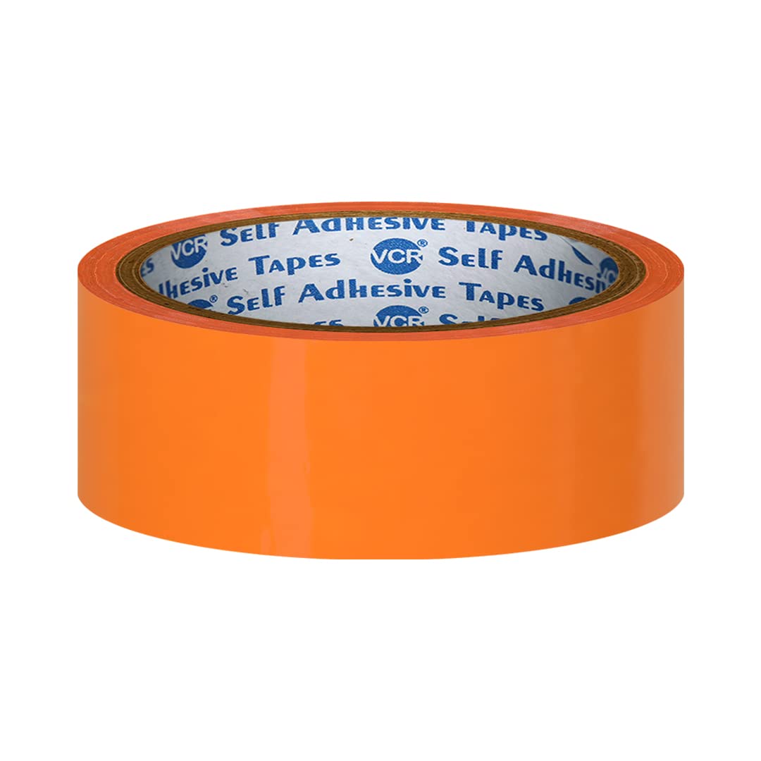 VCR Orange Color Tape - 50 Meters in Length - 36mm / 1.5" Width - 01 Roll Per Pack - BOPP Self Adhesive Tape for Arts and Craft use, Box Packing, Office and Home use (B07RXS6V7G) Amazon Price History, Amazon Price Tracker