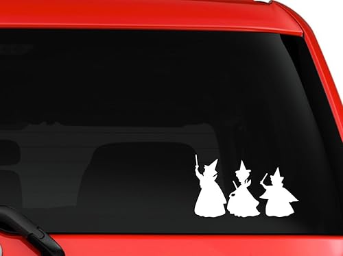 Adhesivo troquelado de vinilo troquelado para automĂłvil, camiĂłn, ventana, laptop, hada madrina, flora y fauna durmiente (blanco, 6 pulgadas) Adhesivo troquelado de vinilo troquelado para automĂłvil, camiĂłn, ventana, laptop, hada madrina, flora y fauna durmiente (blanco, 6 pulgadas)