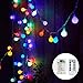 Price comparison product image Fairy Lights Battery, 7M 60 LED Globe String Lights with 8 Lighting Modes, Fairy Light Battery Waterproof for Indoor, Outdoor, Christmas (Multi-Coloured)