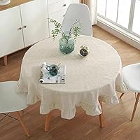 Amazon｜AIHIKONG テーブルクロス テーブルカバー フリル付き 長方形