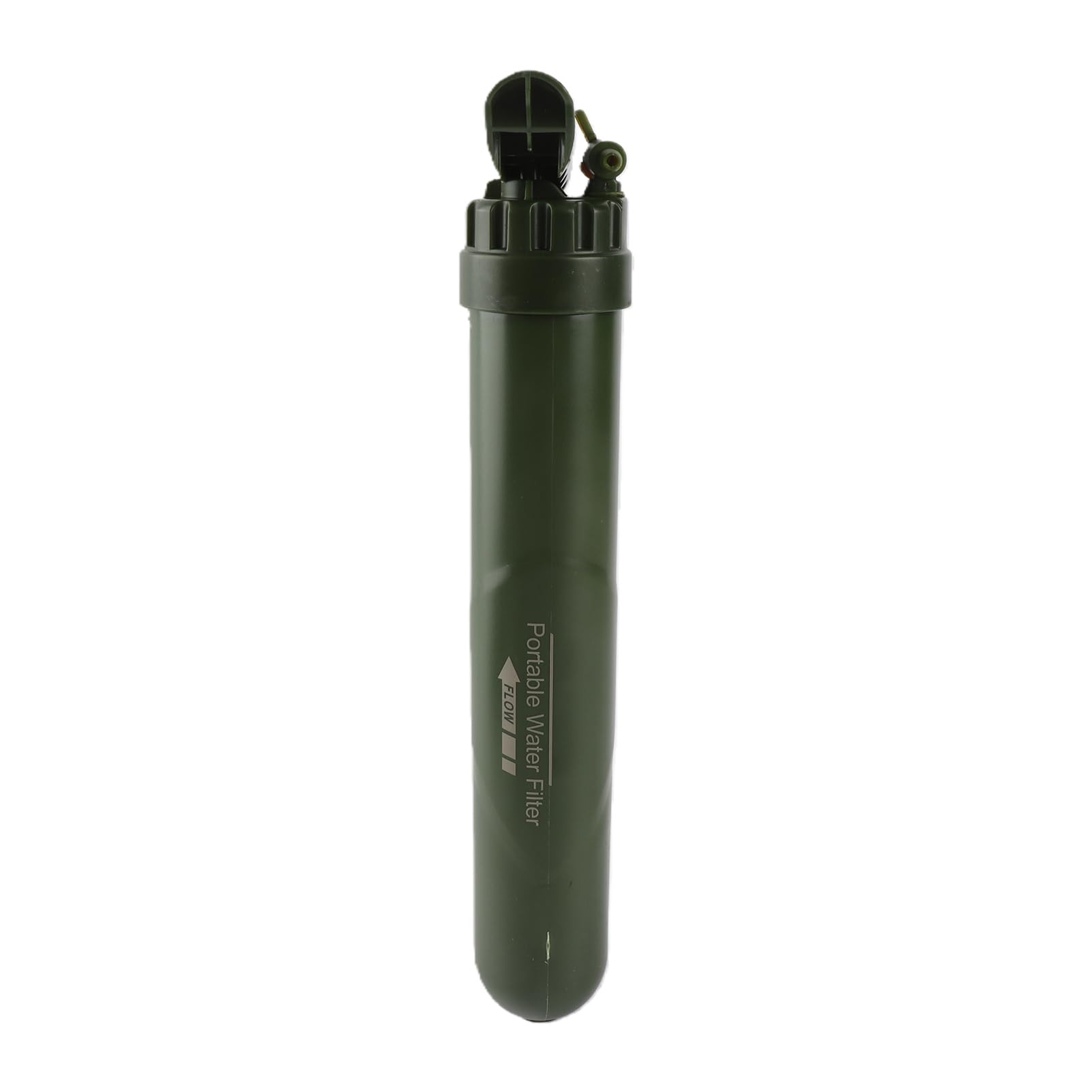 Kavolet Filtro dell'acqua portatile, 0,01 micron, attrezzatura di sopravvivenza dell'acqua, di emergenza, per escursioni, campeggio, trekking, viaggi, pronto soccorso