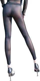[BEFASY] シームレス レギンス ストレッチ オールスルー ストッキング タイツ ローライズ セクシー シースルー パンスト 足なし レディース 極薄 パンティストッキング 靴下 ボトムズ 美脚
