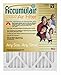 Accumulair Gold 16.25x21x1 (Actual Size) MERV 8 Air Filter/Furnace Filters (4 pack)