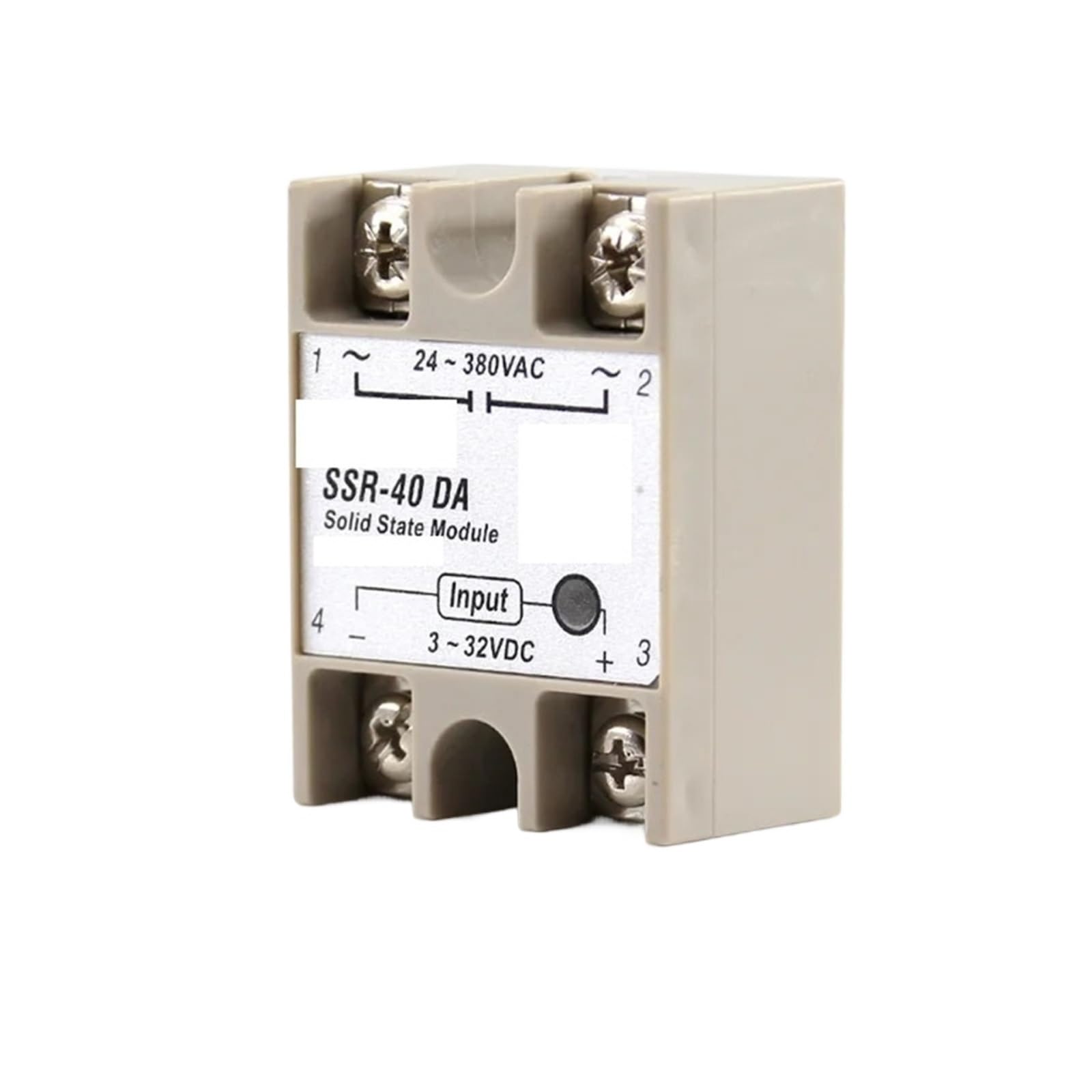 SSR-10DA SSR-25DA SSR-40DA DC To AC SSR 10A 25A 40A Module Relay for PID Temperature Control(SSR-40DA)