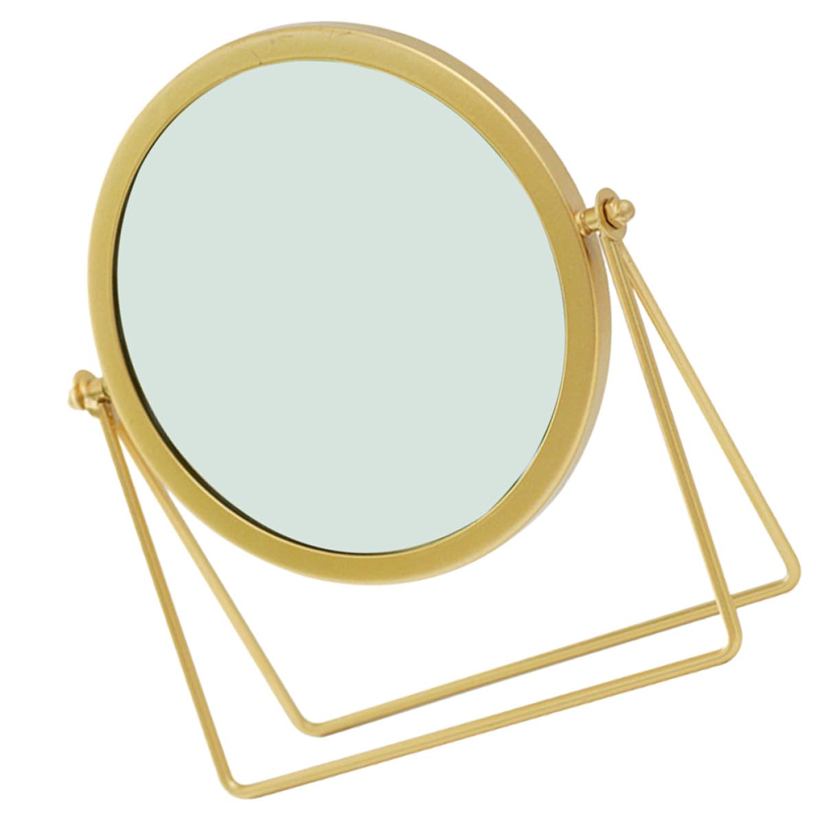 Miroir de maquillage rond stable pour éviter les erreurs de soins