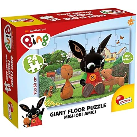 Lisciani Bing Giant Floor Best Friends Puzzles, 24 Pieces- 75812 Cover